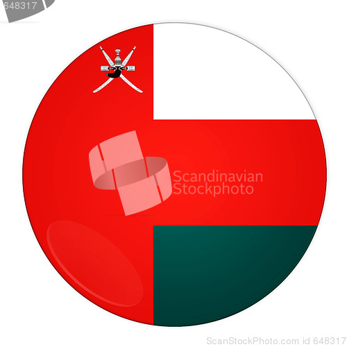 Image of Oman button with flag