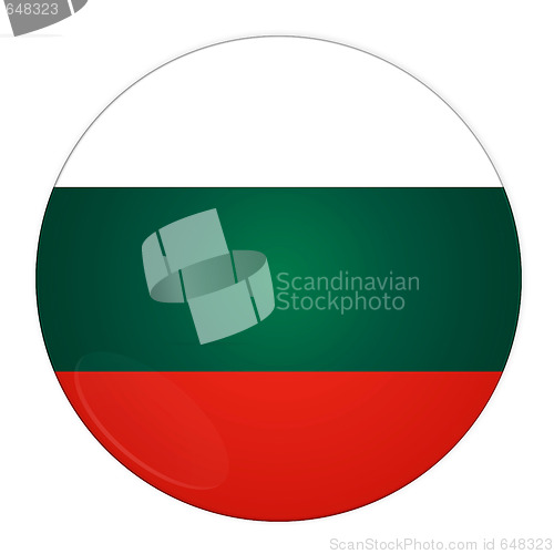 Image of Bulgaria button with flag