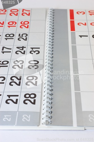 Image of Calendar page