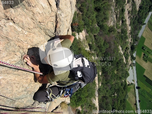 Image of girl climbing