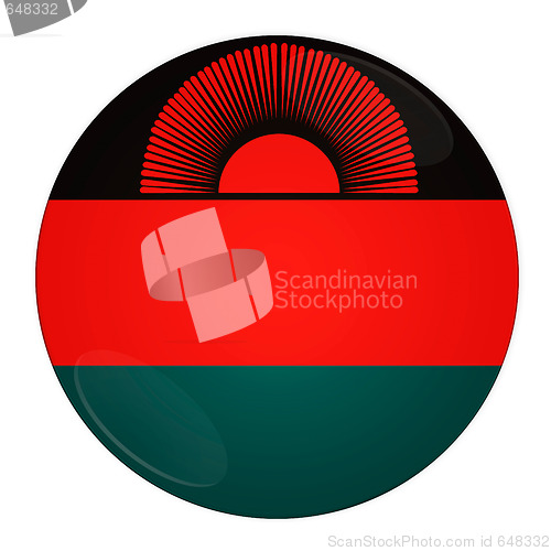 Image of Malawi button with flag