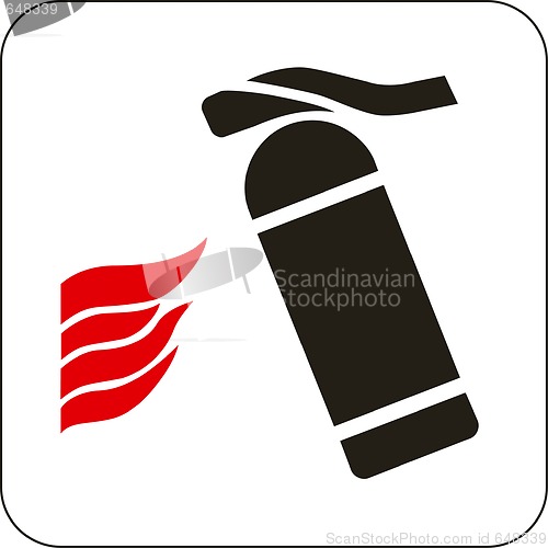 Image of Fire extinguisher sign