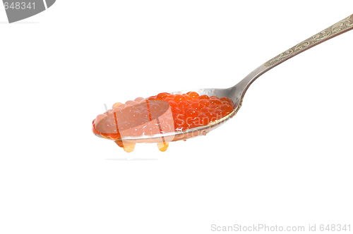 Image of Red caviar at spoon