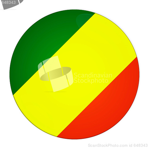 Image of Congo button with flag