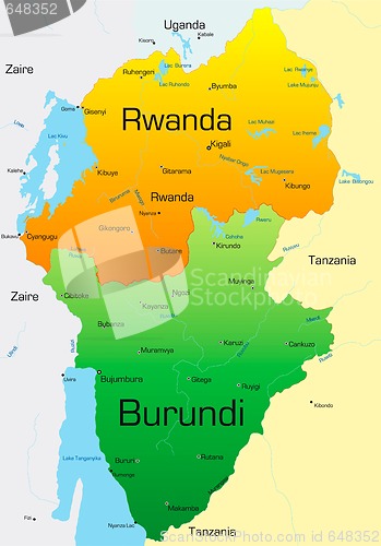 Image of Rwanda and Burundi