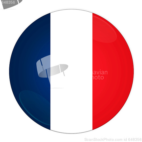 Image of France button with flag