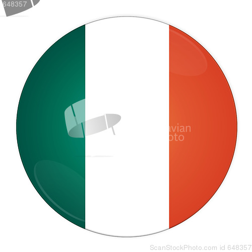 Image of Ireland button with flag