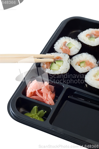 Image of Rolls of sushi 