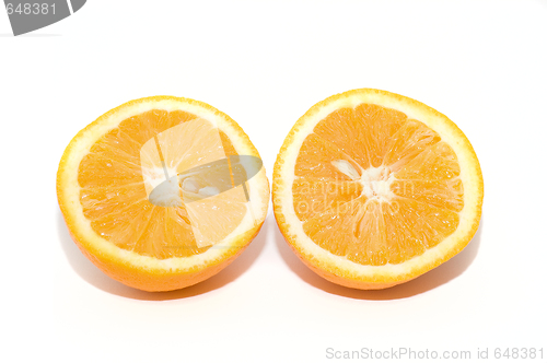 Image of Two piece of orange 