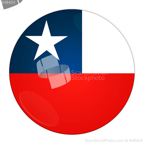 Image of Chile button with flag