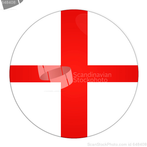 Image of England button with flag