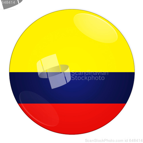 Image of Colombia button with flag