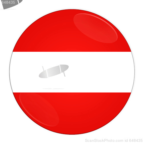 Image of Austria button with flag