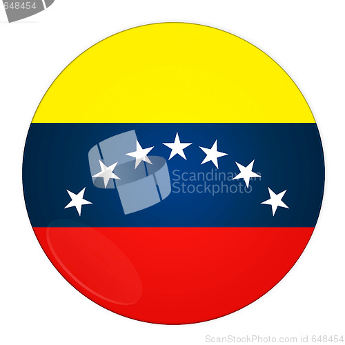 Image of Venezuela button with flag