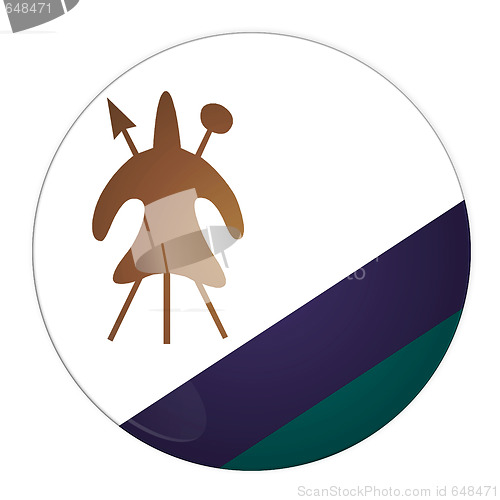 Image of Lesotho button with flag