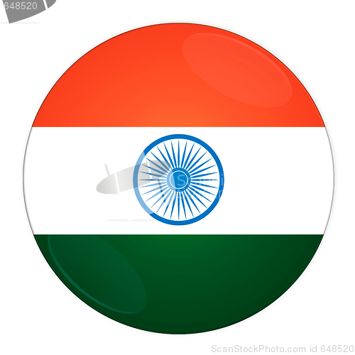 Image of India button with flag
