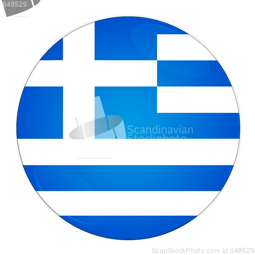 Image of Greece button with flag