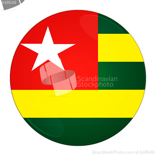 Image of Togo button with flag