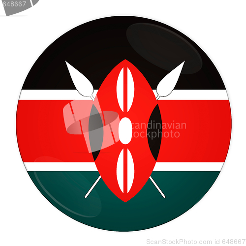 Image of Kenya button with flag