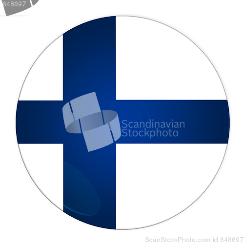 Image of Finland button with flag