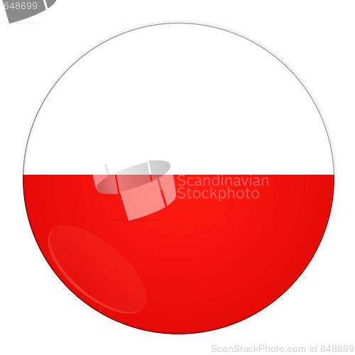 Image of Poland button with flag