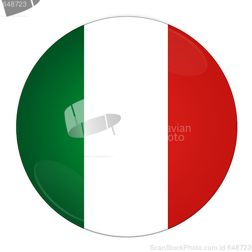 Image of Italy button with flag