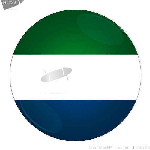 Image of Sierra Leone button with flag