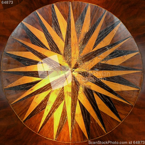 Image of wooden star ,
