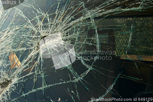 Image of Smashed window