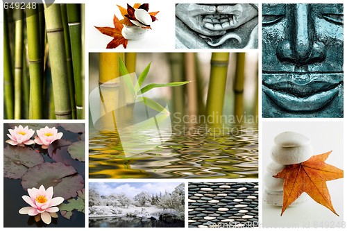 Image of Zen like picture collage