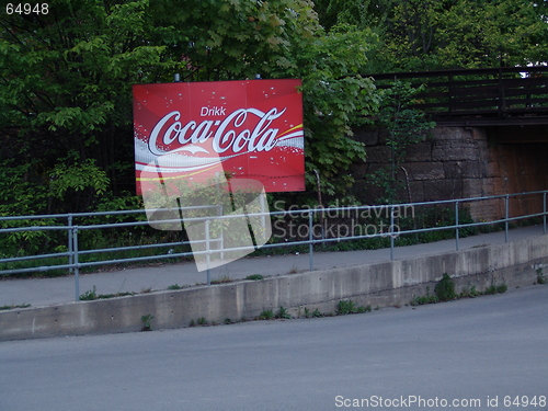 Image of coca cola sign