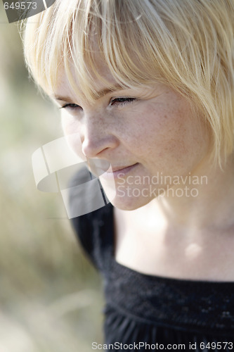 Image of Portrait of determined woman.