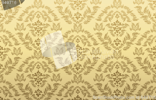 Image of Decorative seamless floral ornament