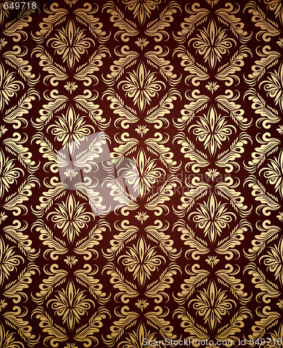 Image of Decorative seamless floral ornament