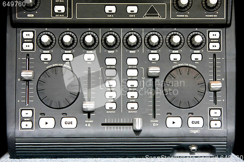 Image of DJ mixer