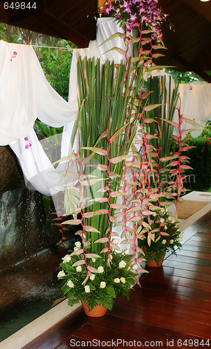 Image of Wedding setting.