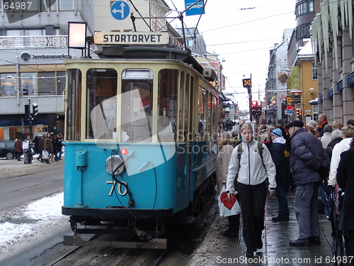 Image of Old city train