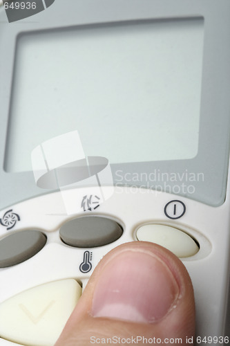 Image of Remote buttons.