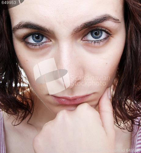 Image of Woman looking at you !