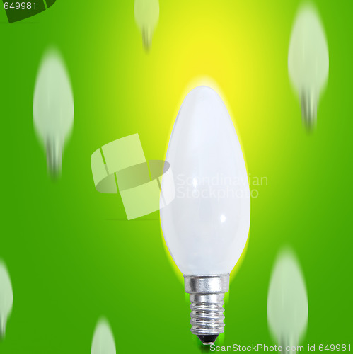 Image of Falling bulbs