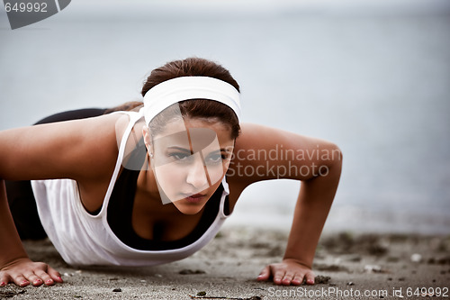 Image of Sporty woman