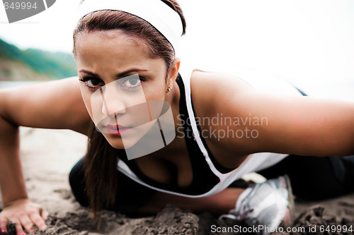 Image of Sporty woman