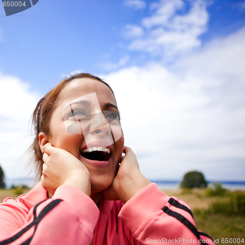 Image of Woman in joy