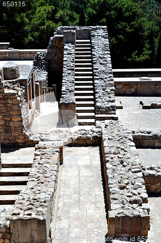 Image of Archaeological site of Knossos. Minoan Palace. Crete.