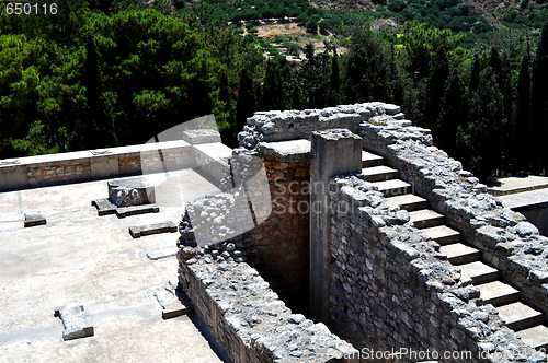 Image of Archaeological site of Knossos. Minoan Palace. Crete.