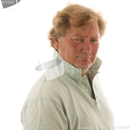 Image of handsome grumpy middle age man