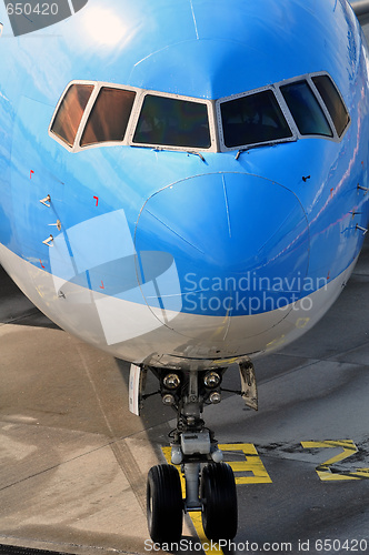 Image of Passenger airplane nose