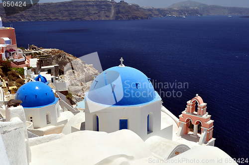 Image of Church in Santorini 