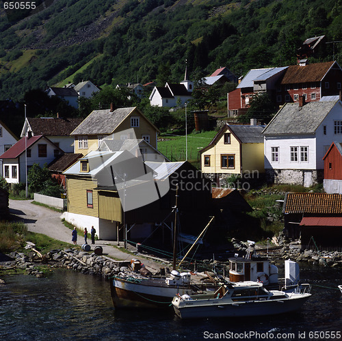 Image of Village by fjord