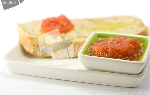 Image of Bread with tomato